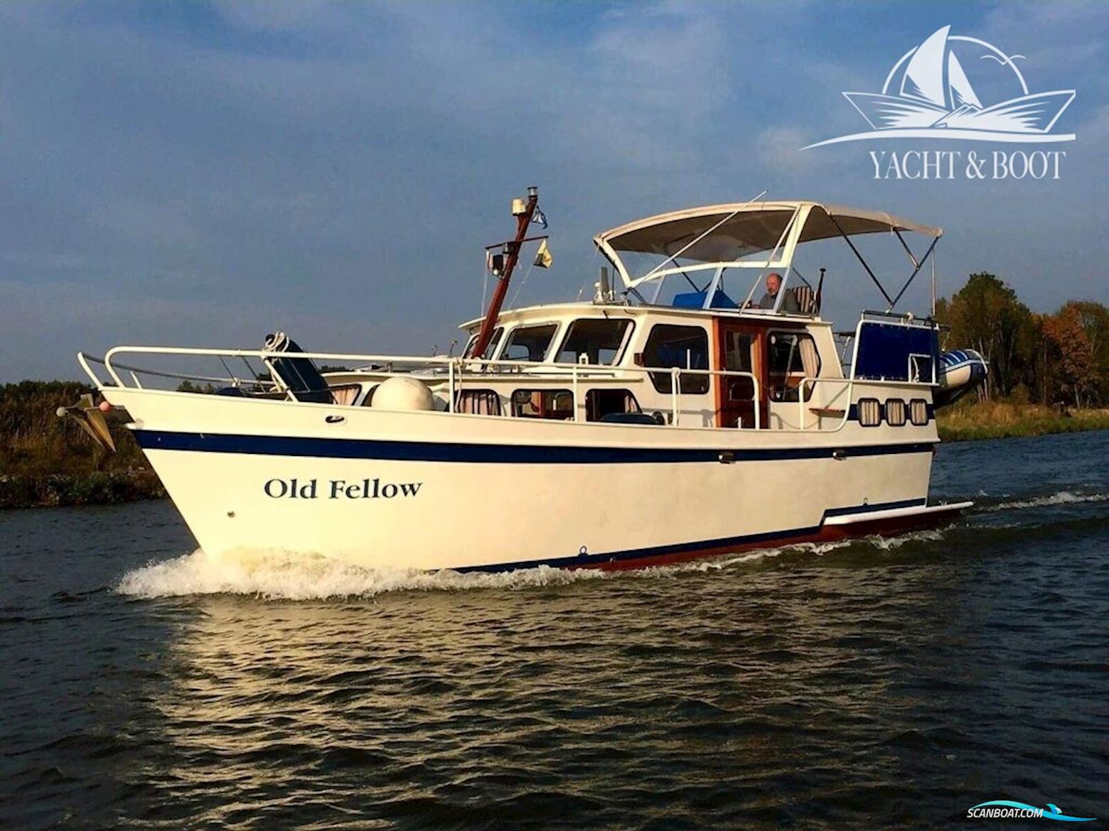 Gruno 1050 Motorboat 1987, with Ford engine, Germany