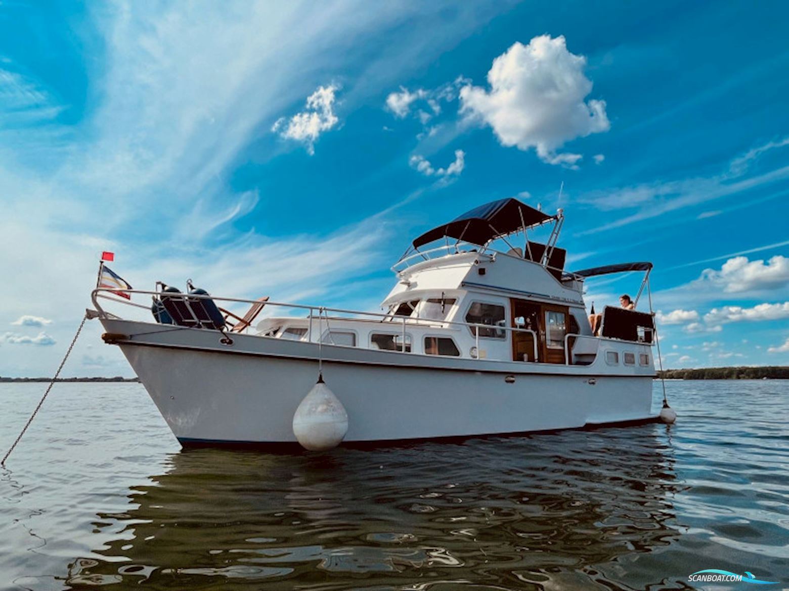 Gruno 1100 Motorboat 1988, with Ford Diesel 6 Zylinder engine, Germany