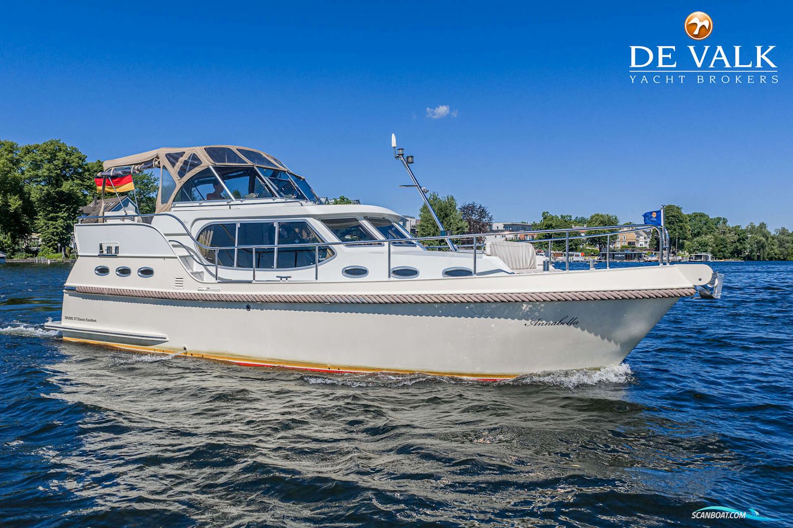 Gruno 37 Classic Motorboat 2016, with Sole engine, Germany