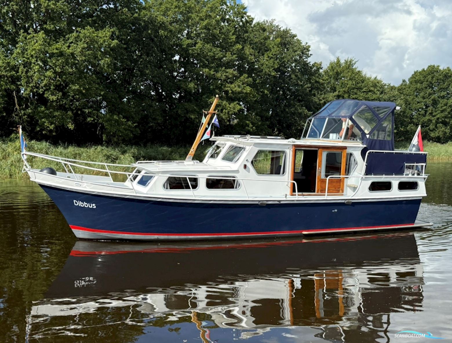 Gruno 970 Motorboat 1980, with Peugeot engine, The Netherlands