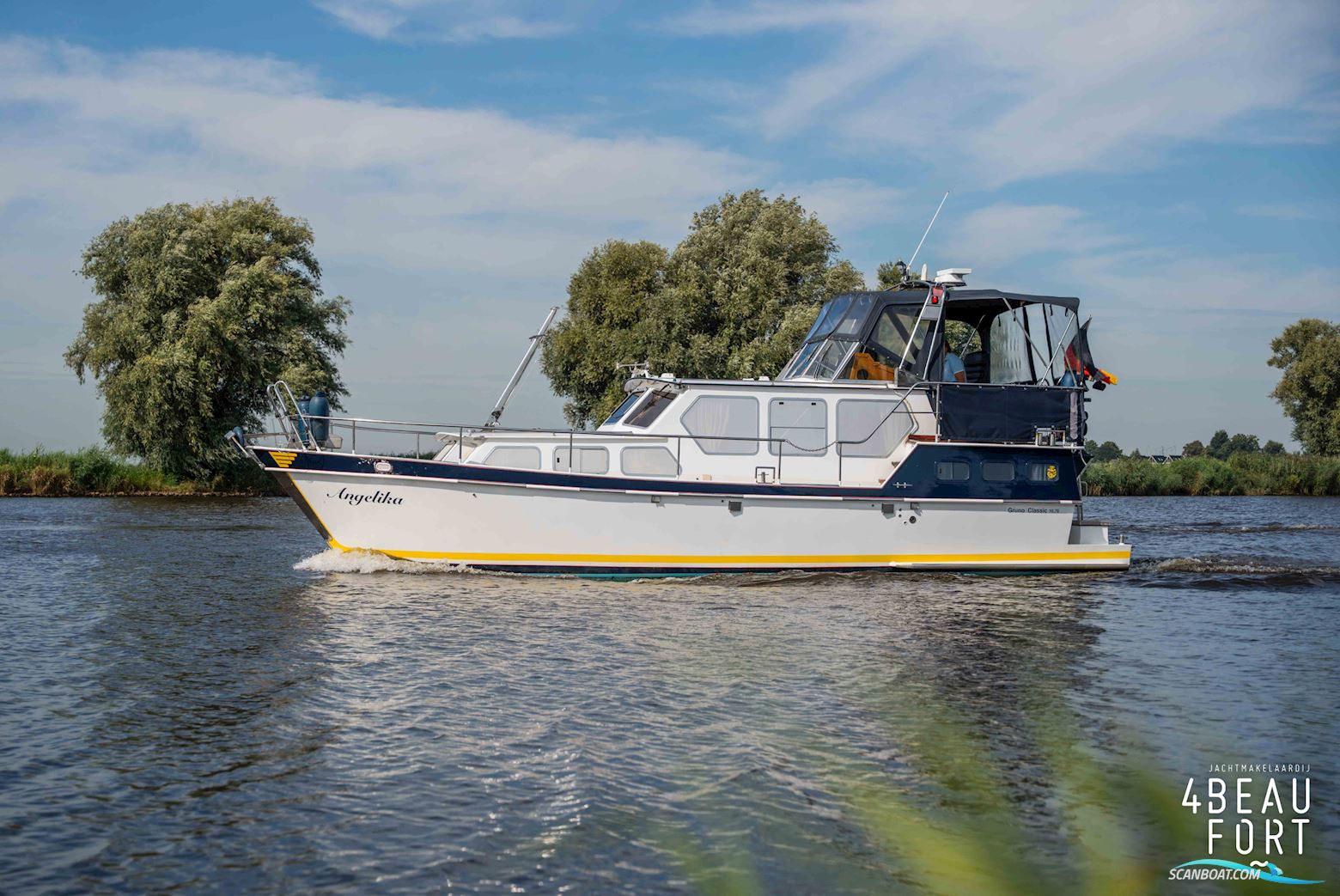 Gruno Classic 10.70 Motorboat 1995, with Daf 615 engine, The Netherlands