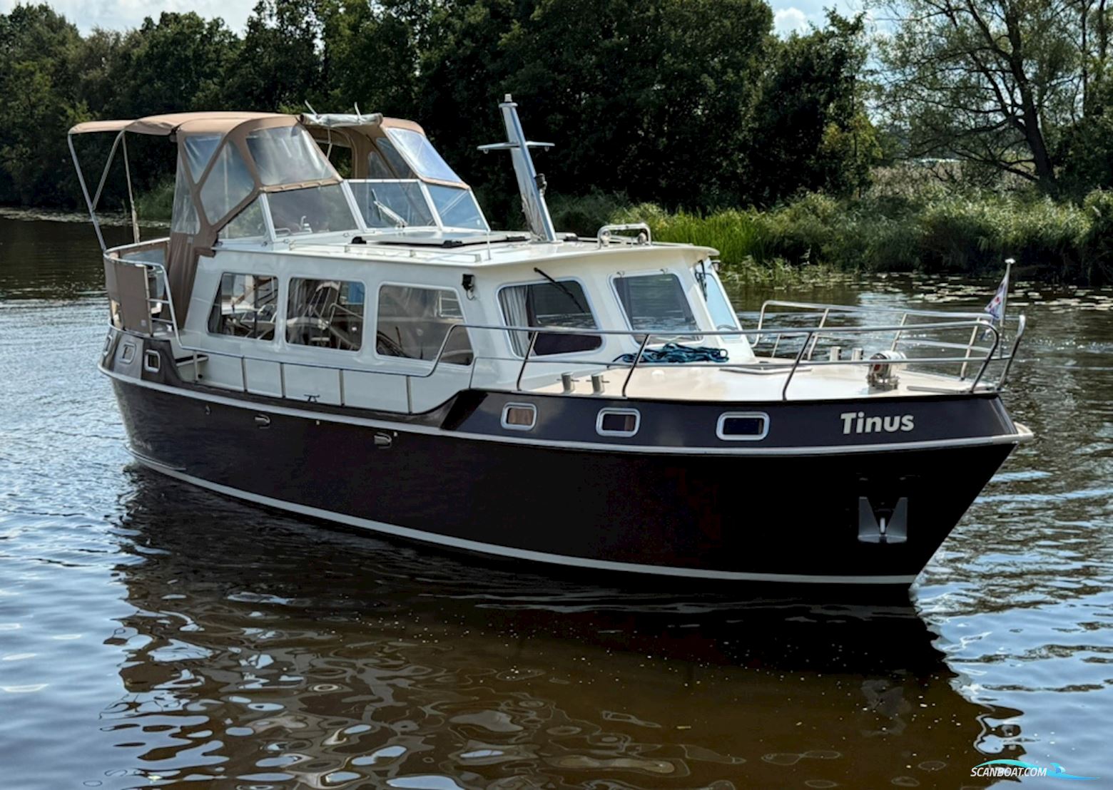 Gruno de Wit Kotter 1200 Motorboat 1989, with DAF engine, The Netherlands