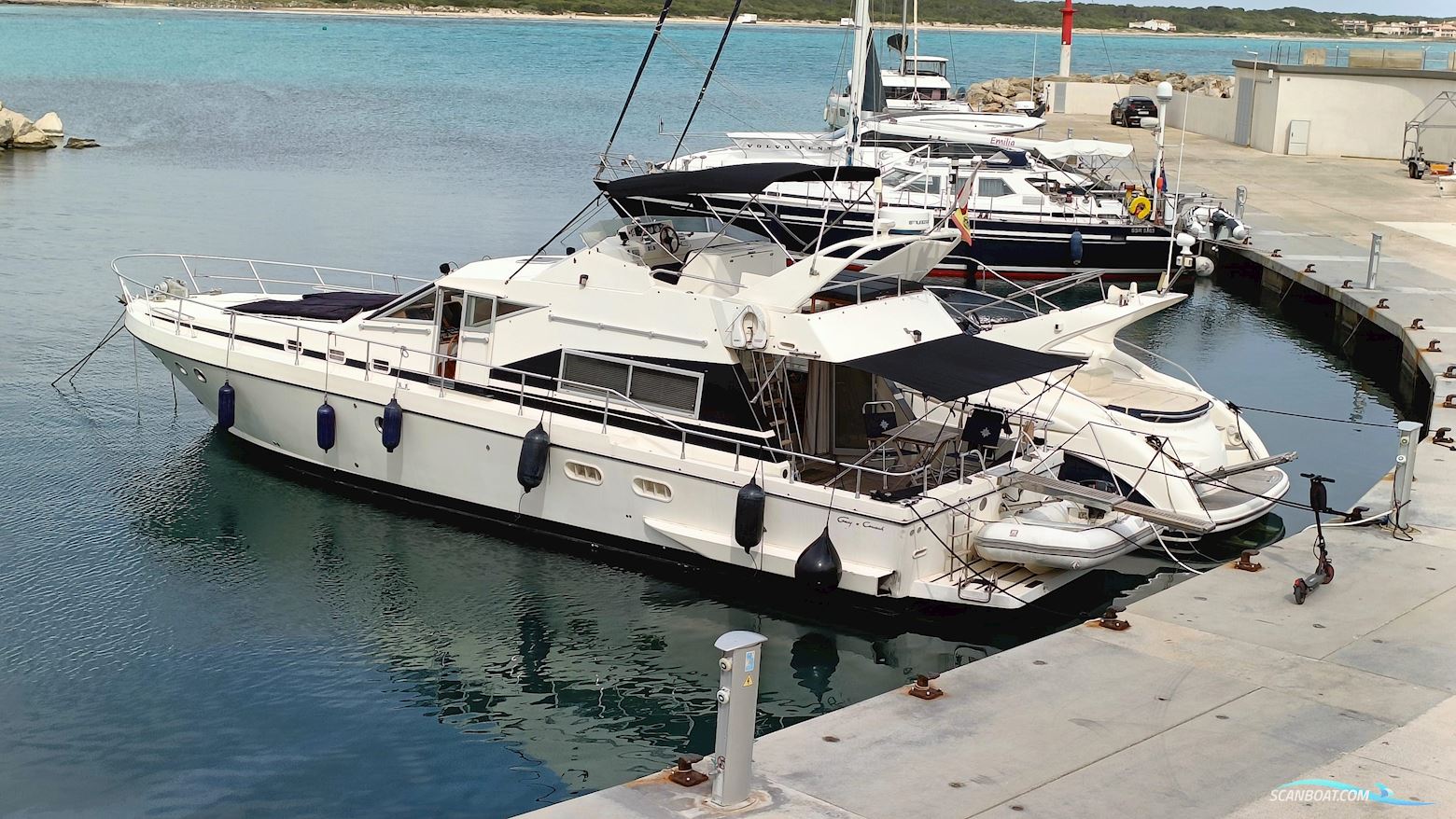 Guy Couach 1501 Motorboat 1991, with GM Detroit Diesel 8V92TI engine, Spain