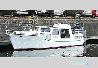 Haak Kofferdek Bakdekker 9.00 AK Motorboat 1975, with Mercedes engine, The Netherlands