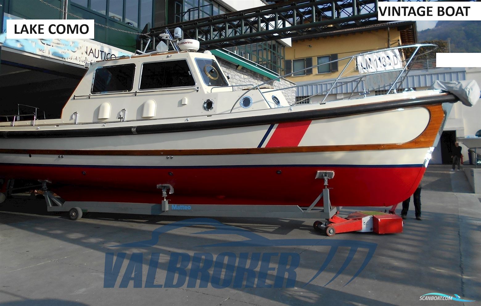 Halmatic Motovedetta Motorboat 1975, with Aifo-Iveco 8361Srm32 engine, Italy