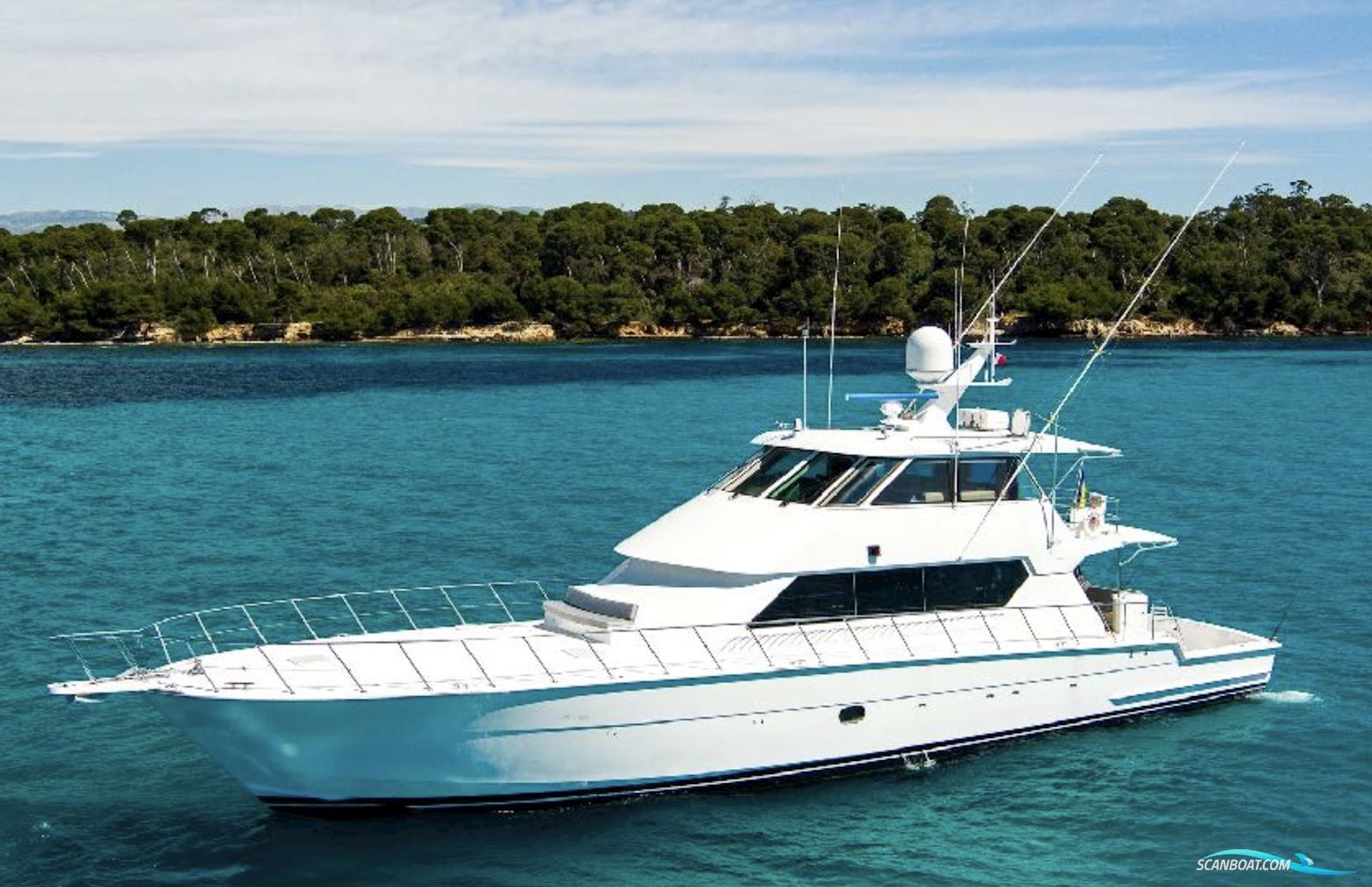 Hatteras 86' Motorboat 2002, with DETROIT DIESEL engine, Virgin Islands
