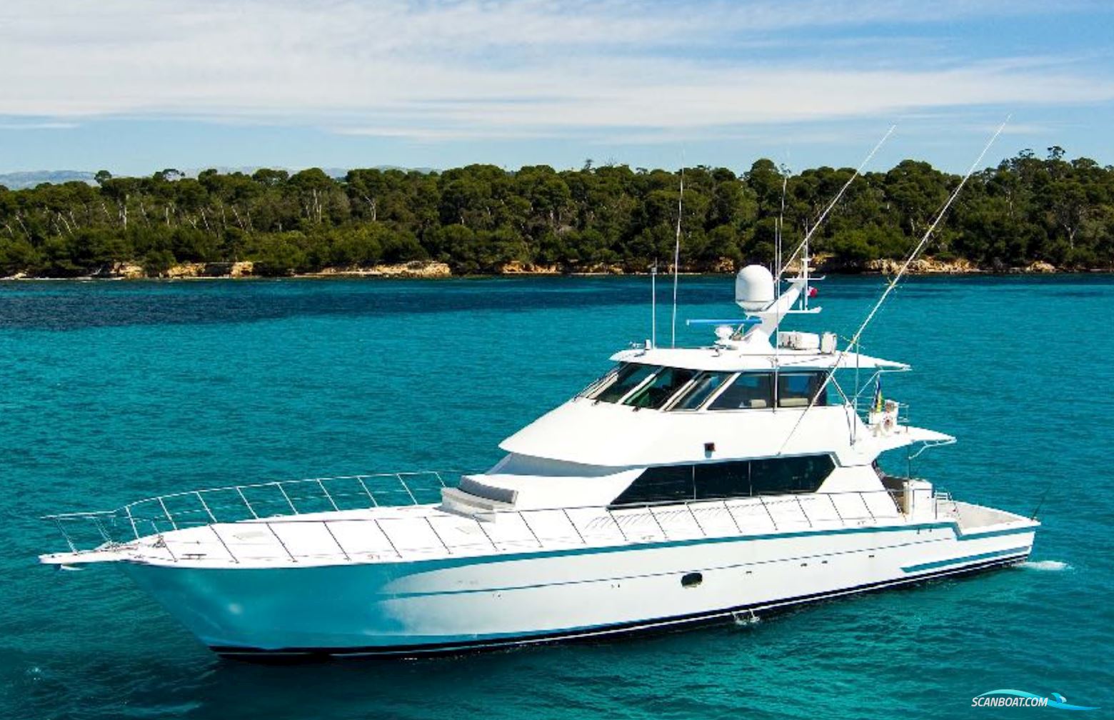 Hatteras 86' Motorboat 2002, with Detroit Diesel engine, Virgin Islands