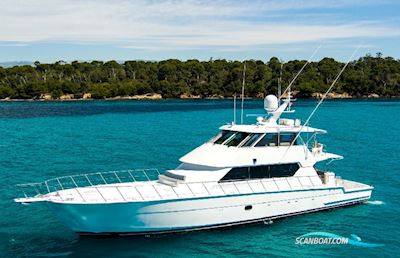 Hatteras 86' Motorboat 2002, with Detroit Diesel engine, Virgin Islands