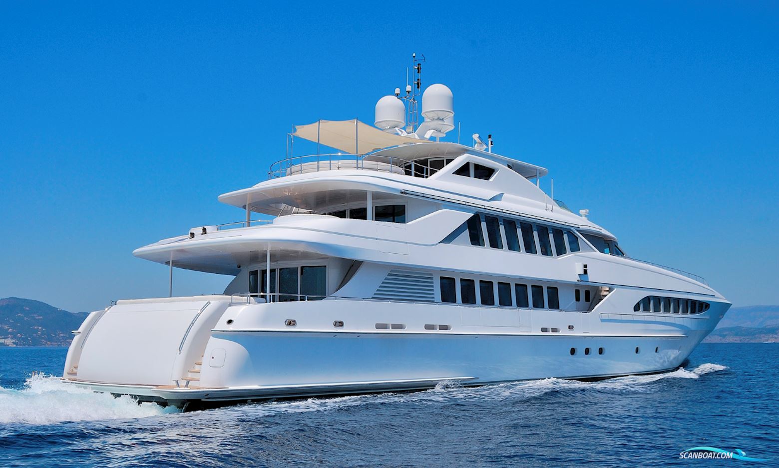 Hessen 46M Superyacht Motorboat 2003, with 2 x 3700 HK Mtu engine, Denmark