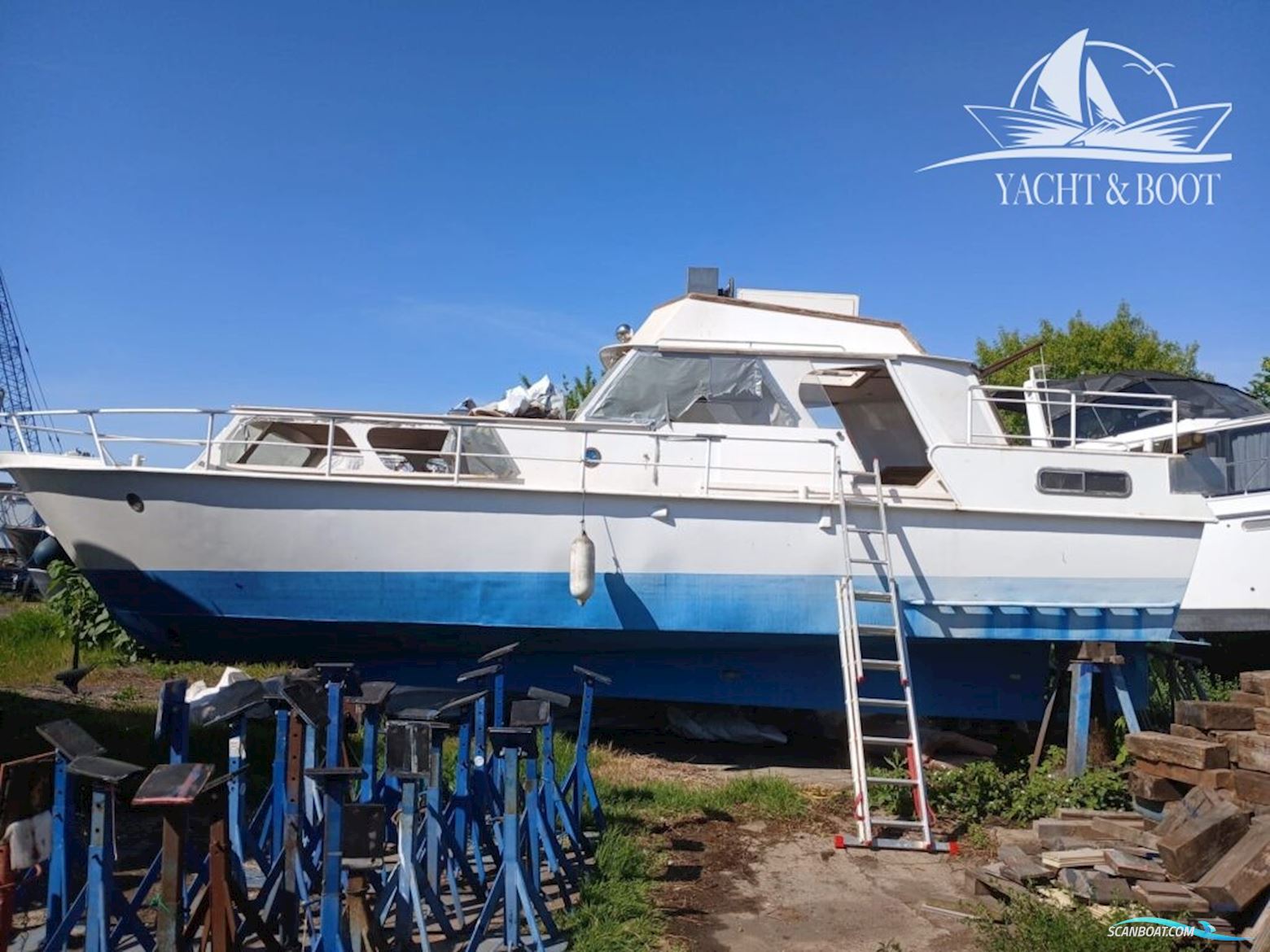 holländischer Werftbau 11.2 Motorboat 1980, with Vetus engine, Germany