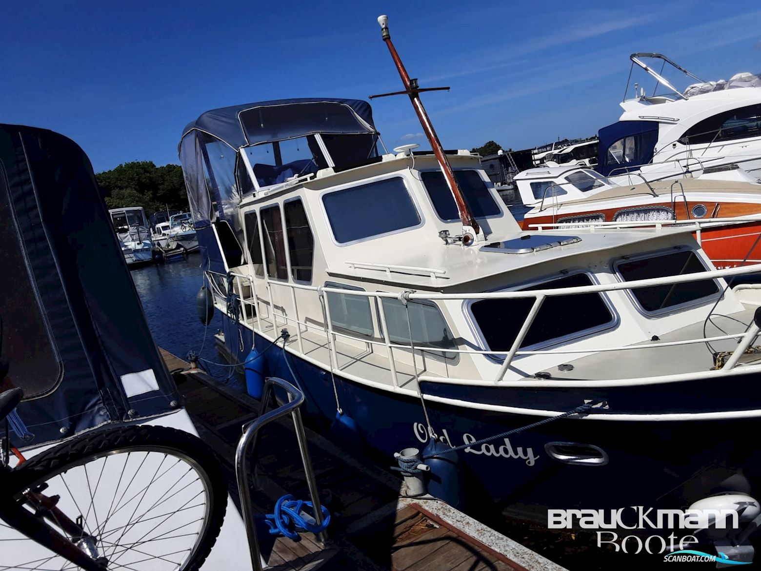 Holländischer Werftbau Aquanout Motorboat 1989, with Vetus engine, Germany