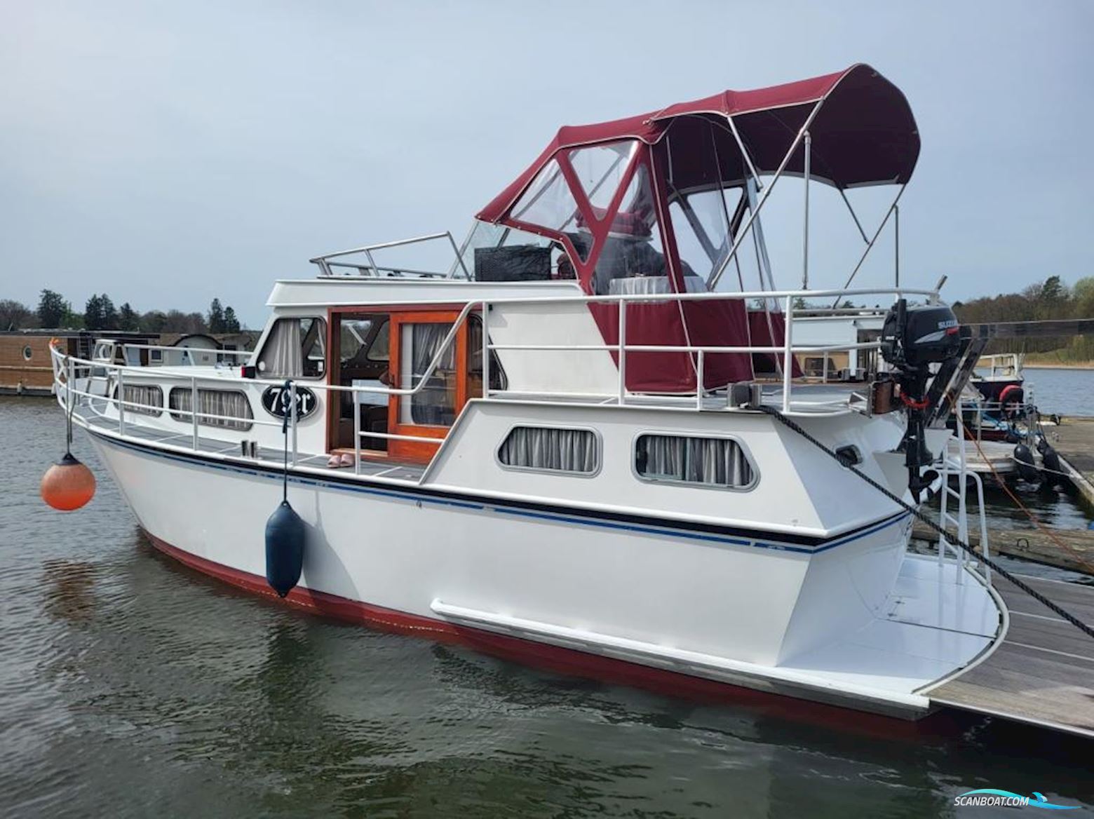 Hollandia 1000 Motorboat 1995, with Mercedes Benz engine, Germany