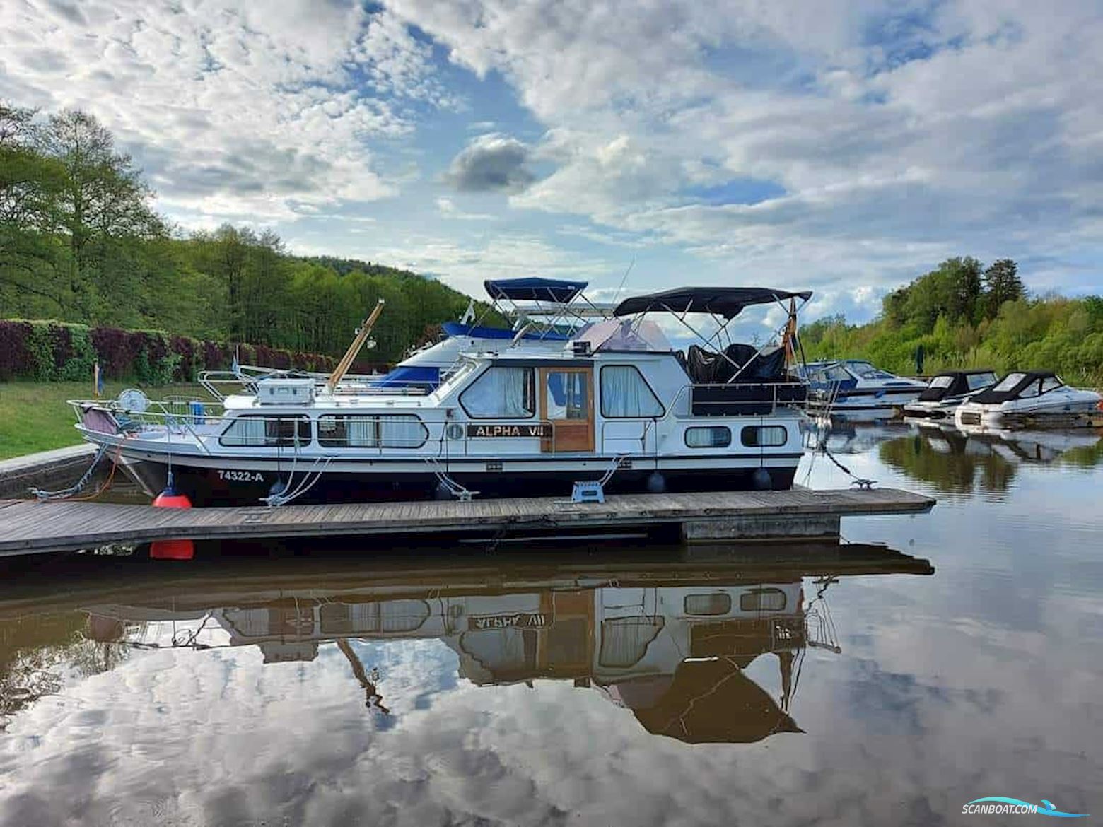 Hooveld AK 1000 Motorboat 1979, with Mercedes engine, Germany