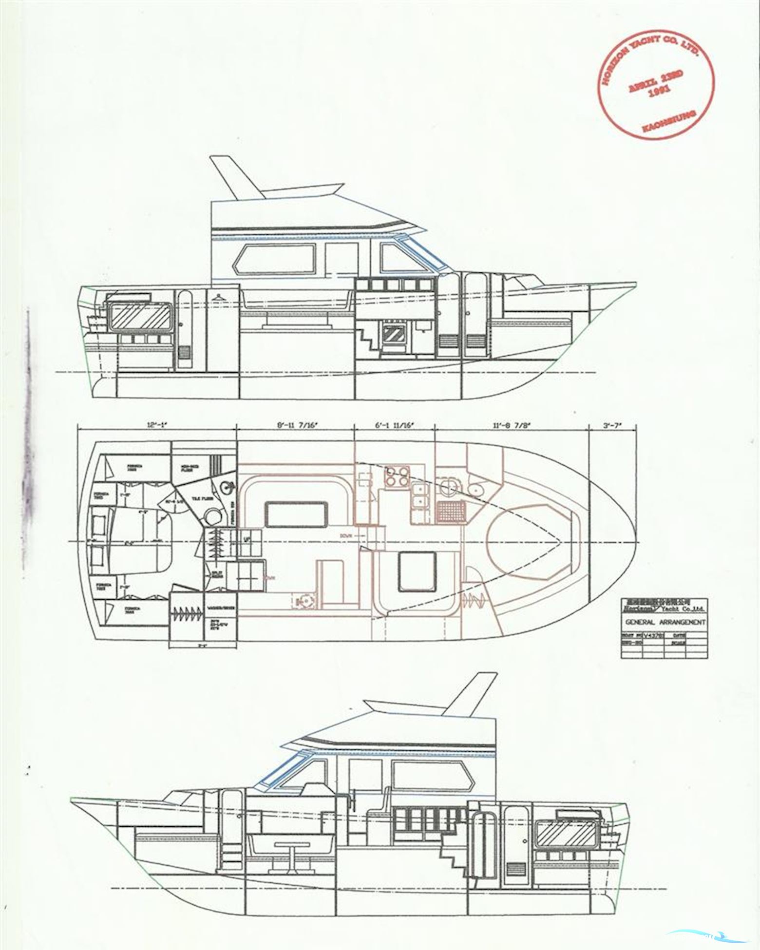 Horizon 47 Trawler Motor Yacht