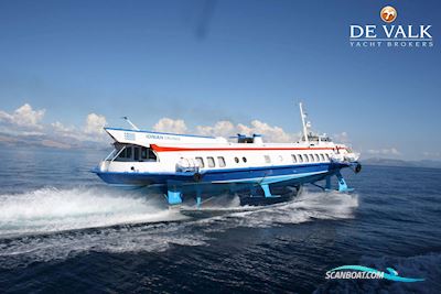 Hydrofoil Dsc Cometa 35m Flying Dolphin Motorboat 1981, with Sudoimport Russia engine, Greece