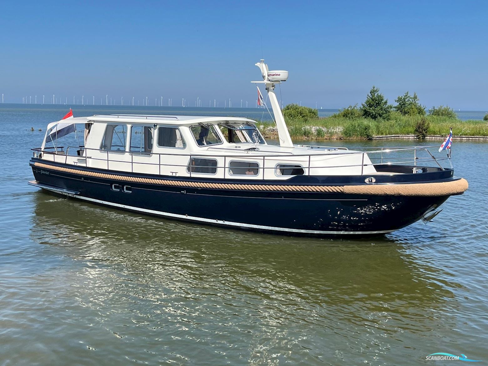 Ijlstervlet 1350 OK Motorboat 2009, with VW Marine engine, The Netherlands