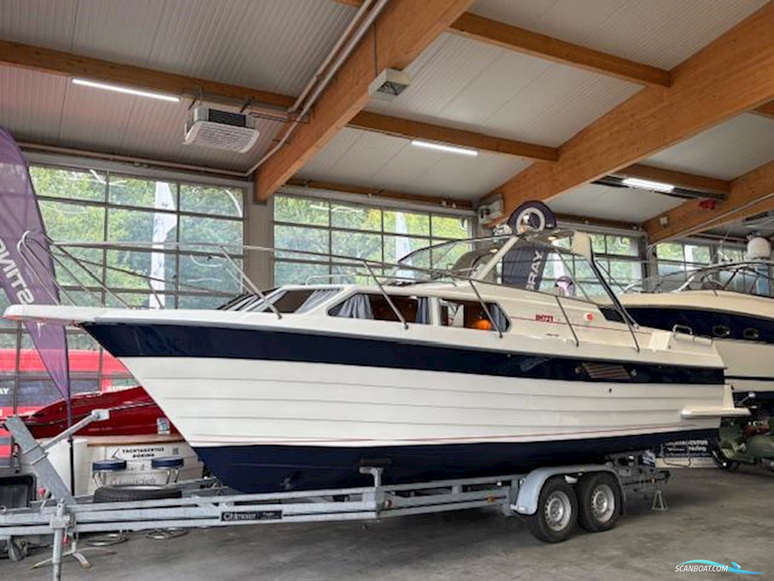 Inter 9000 Nor Line Motorboat 2006, with Yanmar Diesel 220PS, 4Zyliner engine, Germany