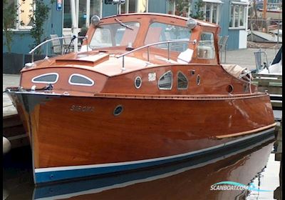 Iversen Siroka Motorboat 1939, with Volvo Penta engine, The Netherlands