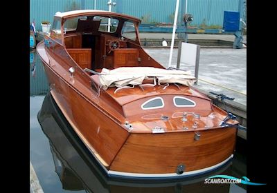 Iversen Siroka Motorboat 1939, with Volvo Penta engine, The Netherlands