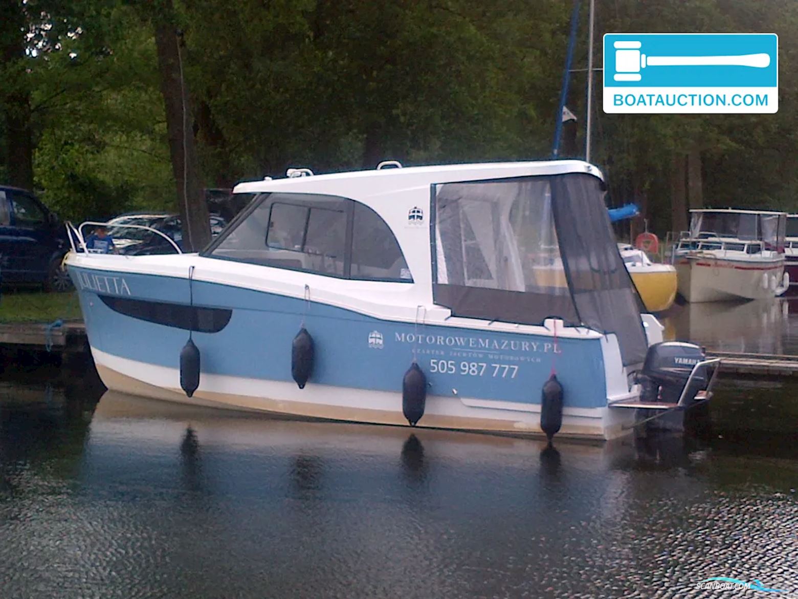 Janmor 700 Motorboat 2017, with Yamaha engine, Poland