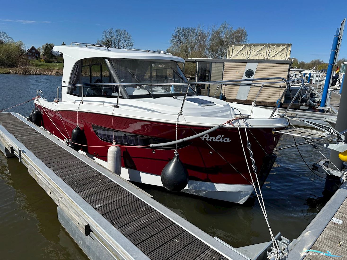Janmor 700 Motorboat 2019, with Yamaha Schubmotor FT 60Getl engine, Germany