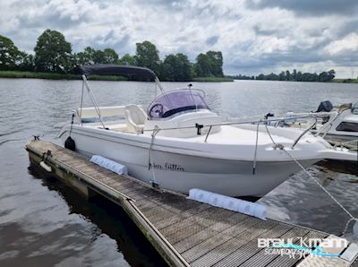 Janmor Sundeck 650 Motorboat 2015, with Honda engine, Germany