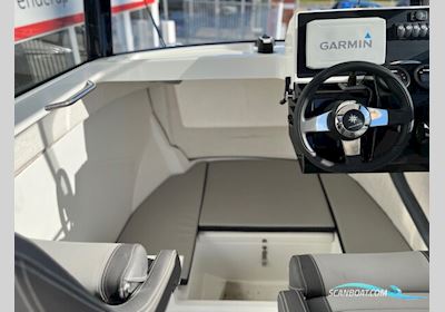 Jeanneau 605 Merry Fisher Marlin Nordic Line Med 100 hk Yamaha-Efi 4 Takt og 2000 kg Brenderup Asr Trailer Med el-Spil Motorboat 2019, with Yamaha engine, Denmark