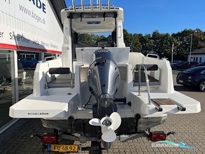 Jeanneau 605 Merry Fisher Marlin Nordic Line med 100 hk Yamaha-EFI 4 takt og 2000 kg Brenderup ASR trailer med el-spil Motorboat 2019, with Yamaha engine, Denmark