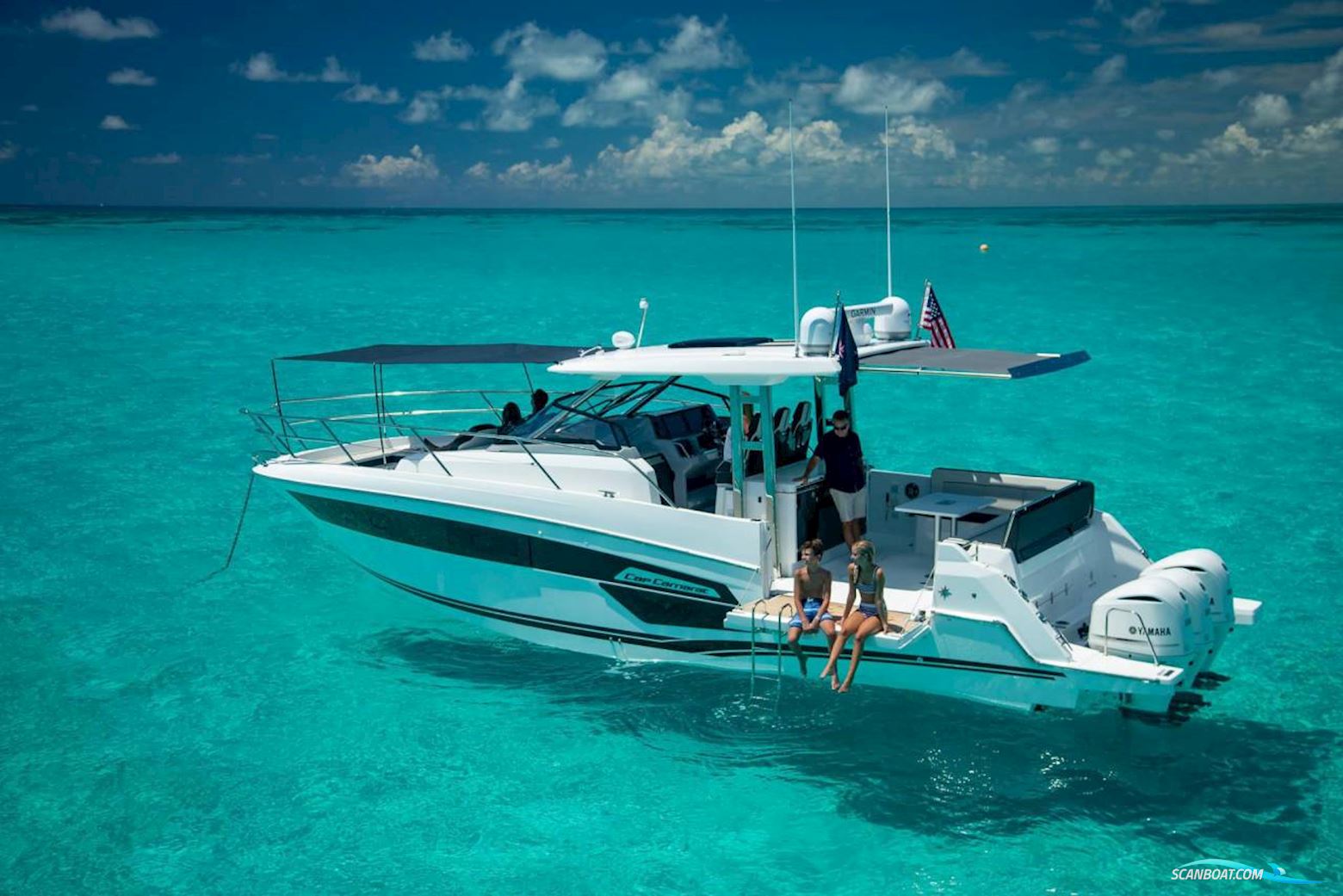 Jeanneau Cap Camarat 12.5 WA Motorboat 2025, with Triple F300USB2 engine, Denmark