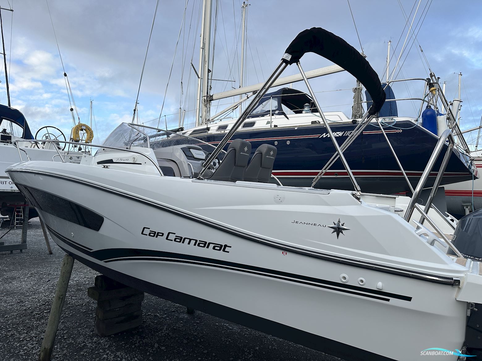 Jeanneau Cap Camarat 7.5 WA Series II Motorboat 2021, with Yamaha engine, United Kingdom
