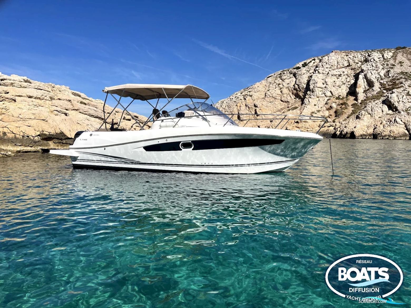 Jeanneau Cap Camarat 8.5 WA Motorboat 2014, with YAMAHA engine, France