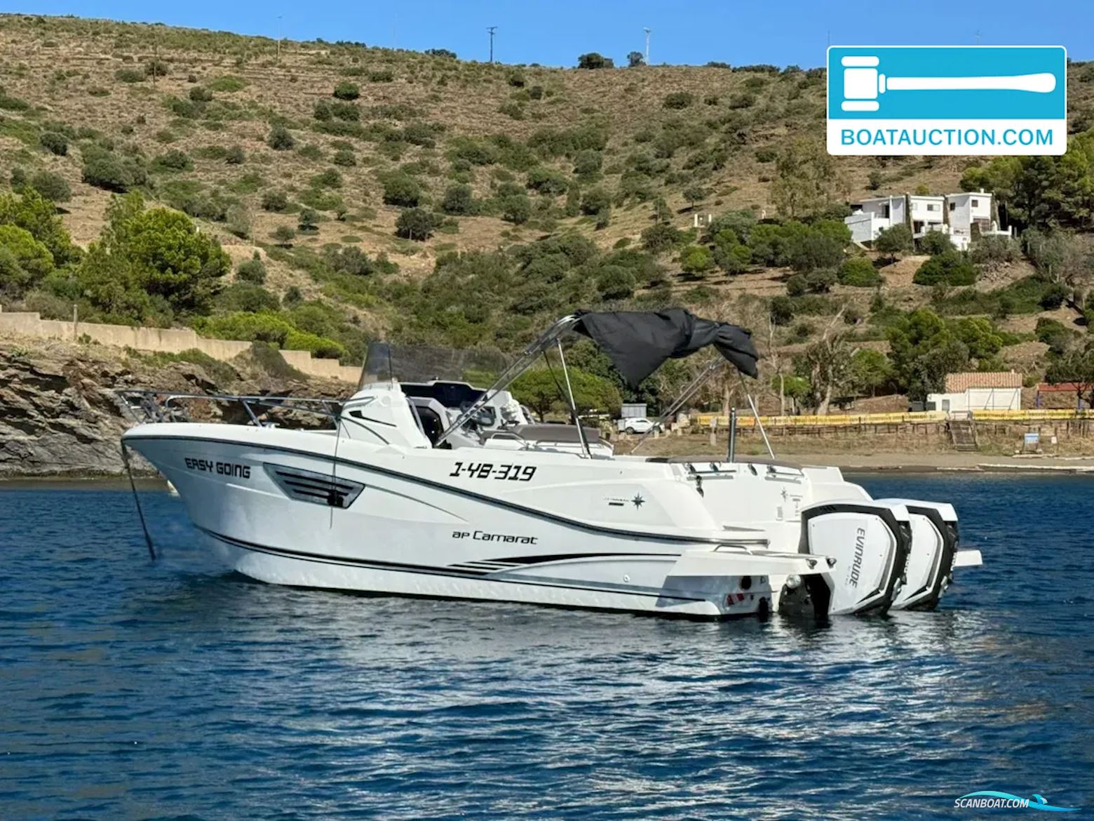 Jeanneau Cap Camarat 8.5CC Motorboat 2018, with Evinrude engine, The Netherlands
