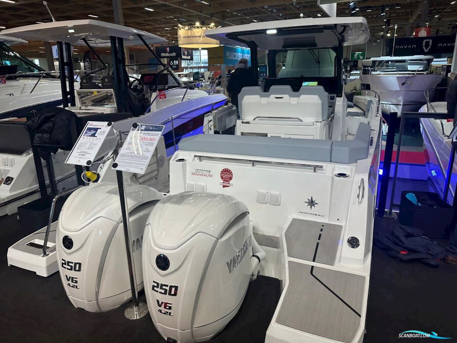 Jeanneau Cap Camarat 9.0CC S2 Nieuw Model! Dit Schip is Aanwezig op de Yamaha Stand Van Hiswa te Water 2026.