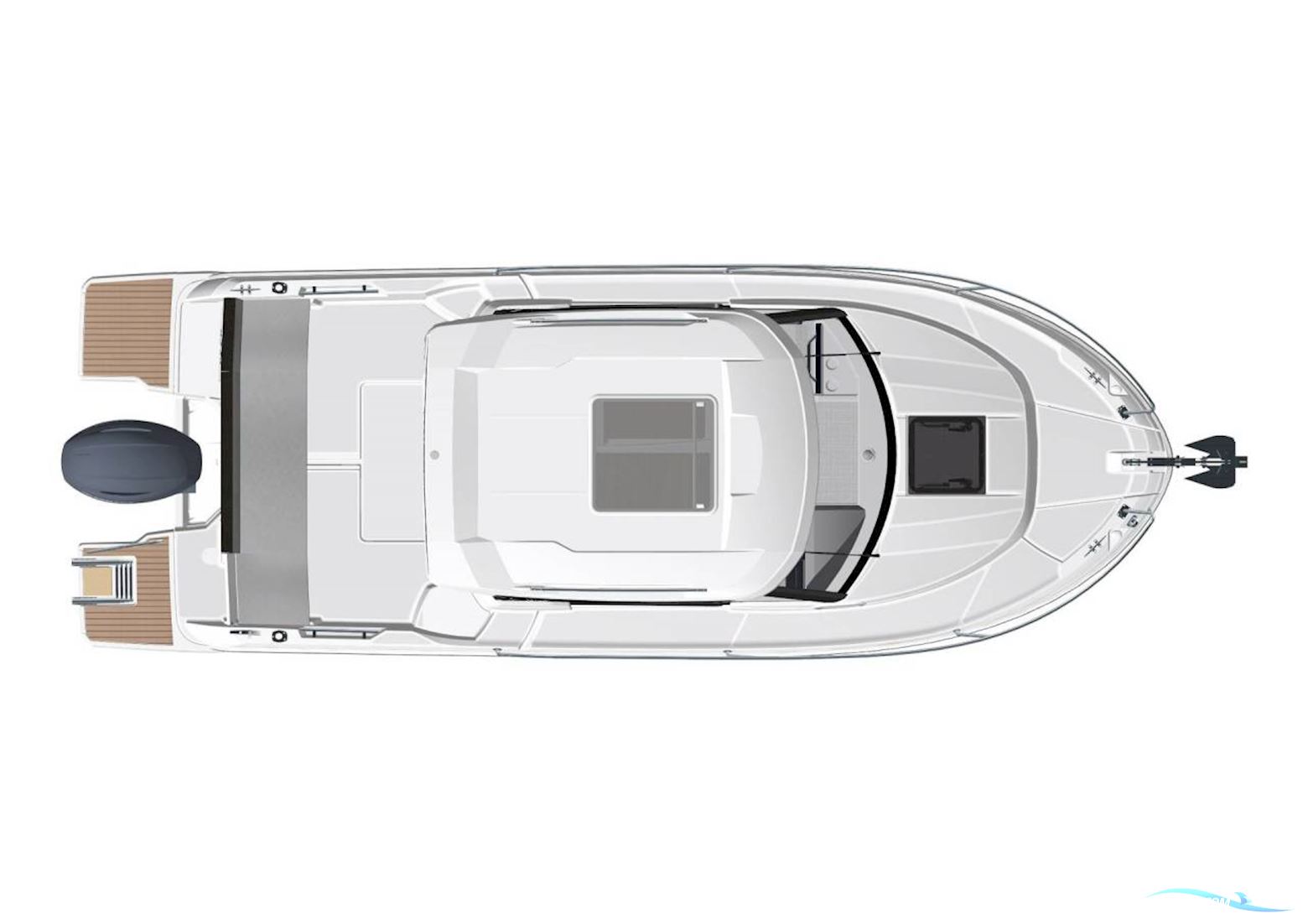 Jeanneau Merry Fisher 695 Serie 2 - 115 HK Yamaha og Udstyr