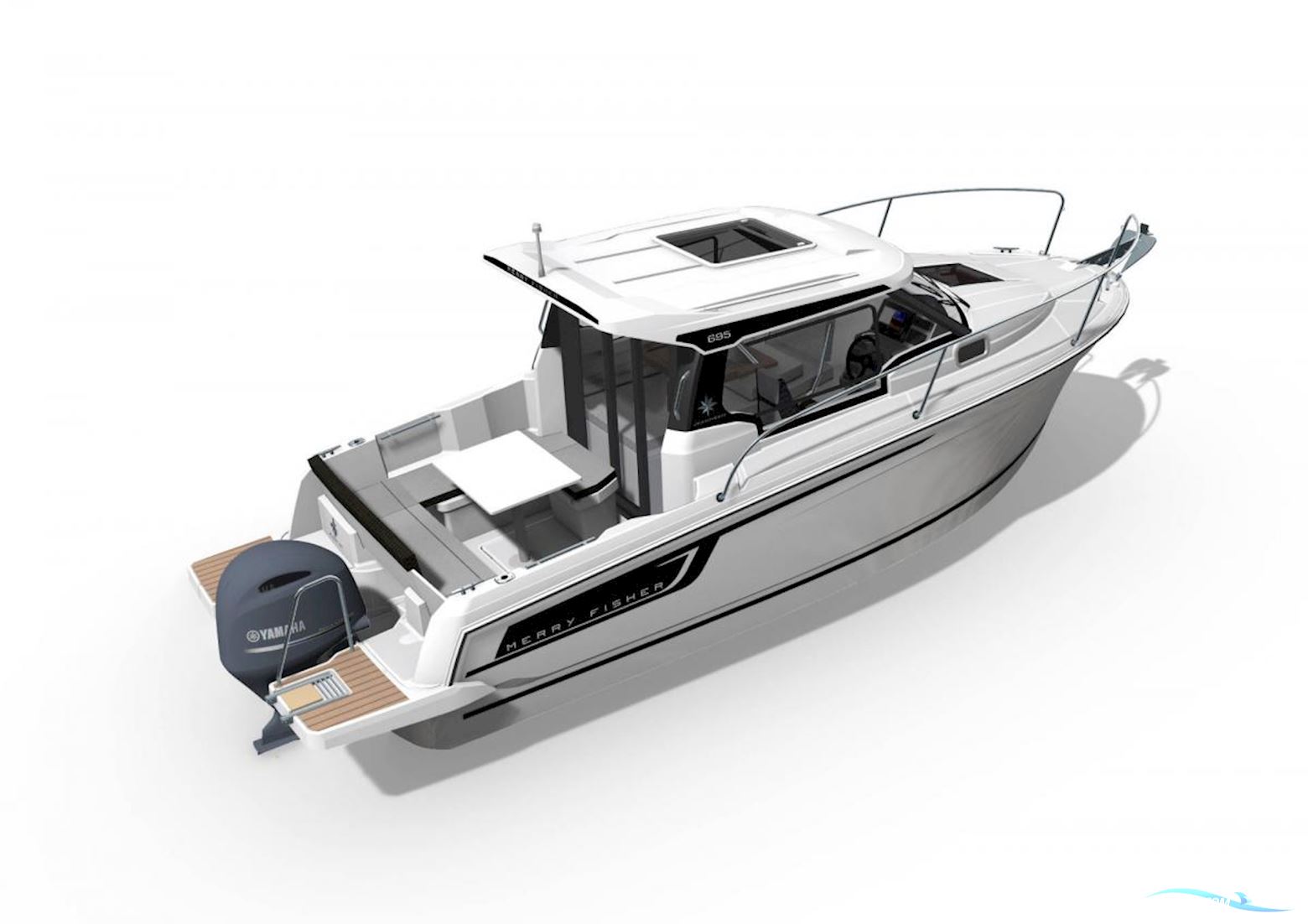 Jeanneau Merry Fisher 695 Serie 2. Dit Schip is Aanwezig op de Suzuki Stand Van Hiswa te Water 2026.