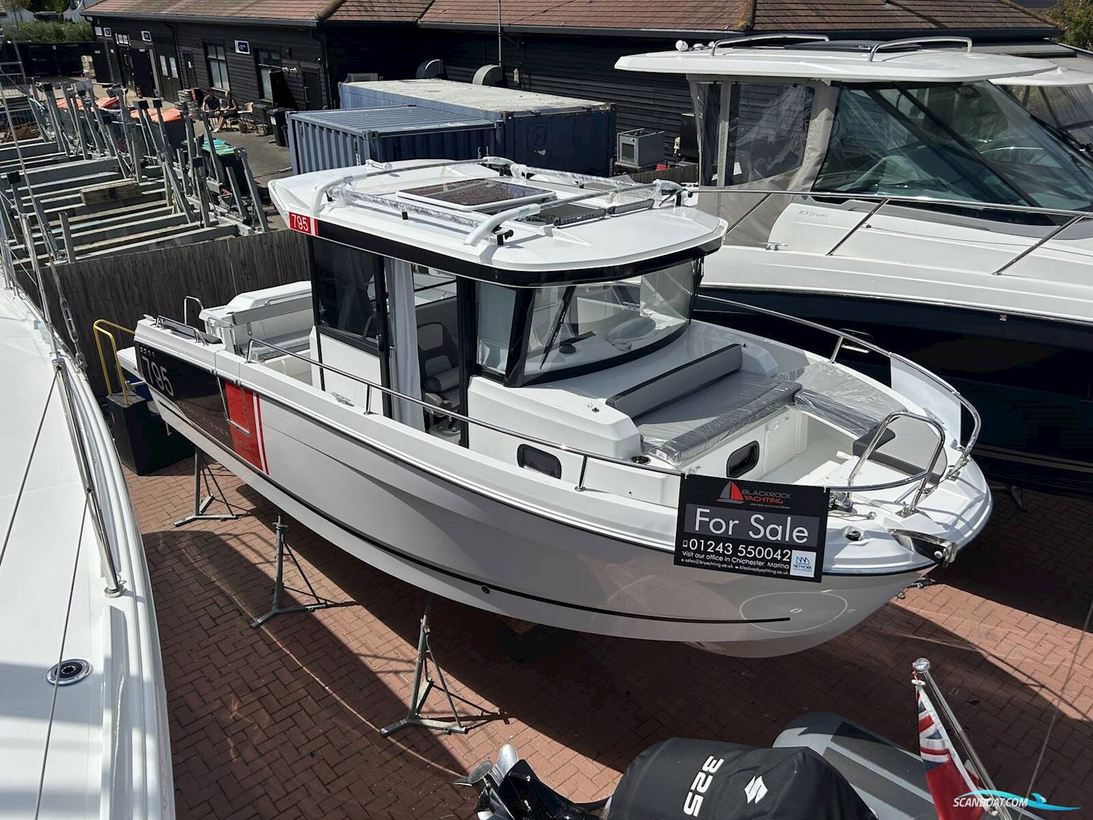 Jeanneau Merry Fisher 795 Sport Motorboat 2026, with Yamaha F200Xcb engine, United Kingdom