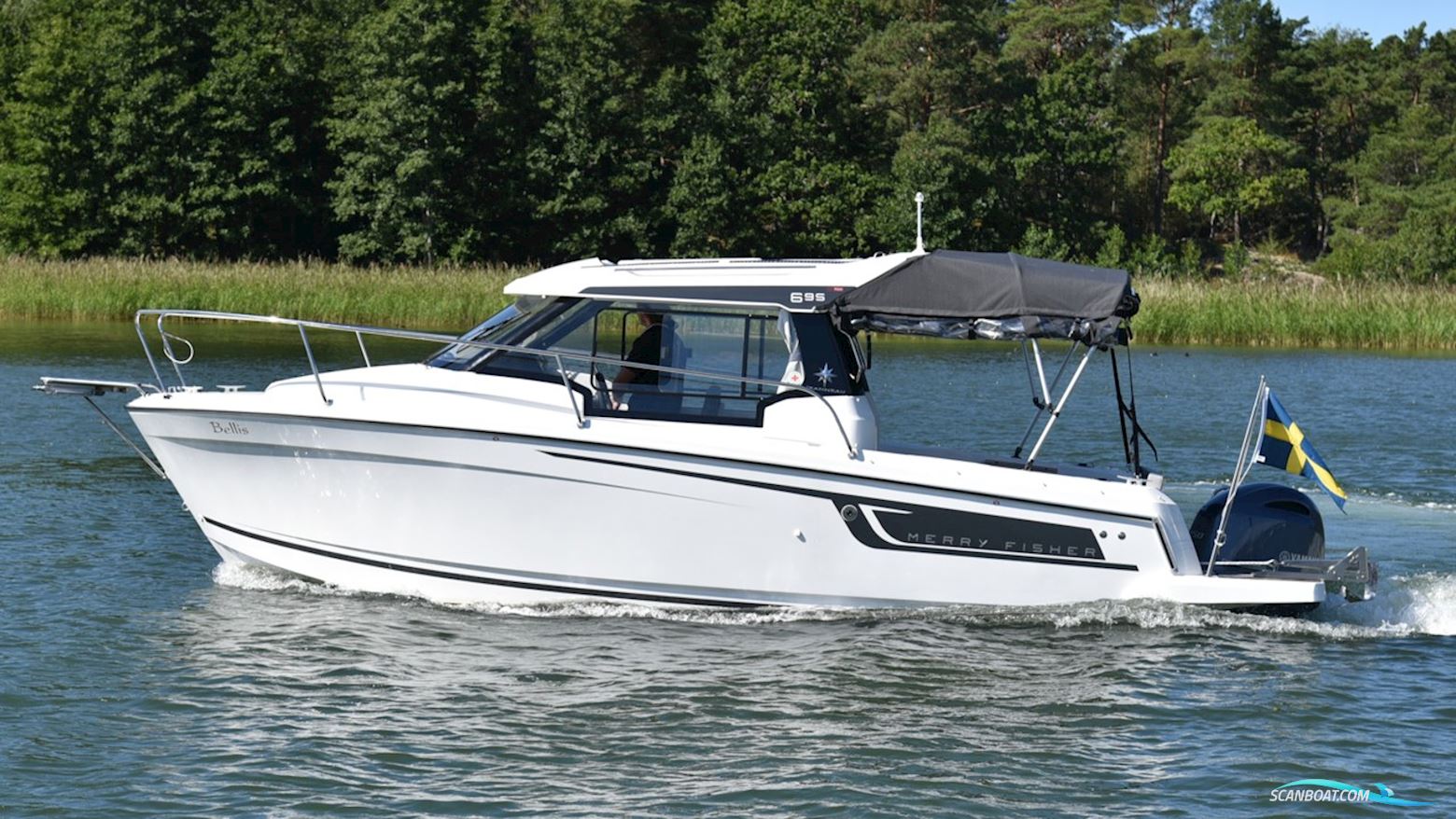 Jeanneau Motorbåt Merry Fisher 695 Motorboat 2022, with Yamaha engine, Sweden