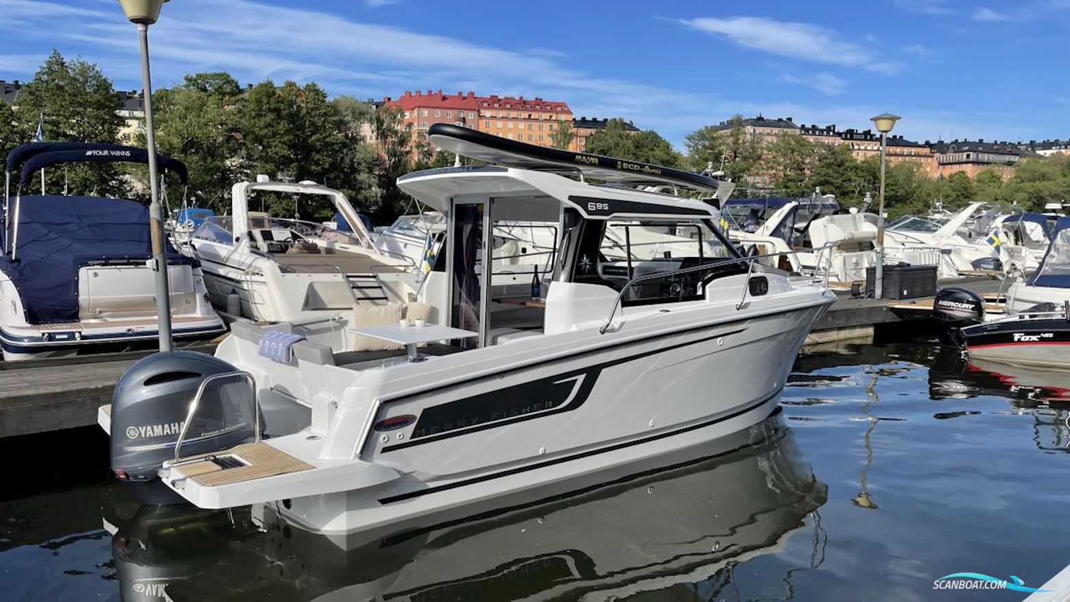 Jeanneau Motorbåt Merry Fisher 695 Série 2 Motorboat 2021, with  Yamaha engine, Sweden