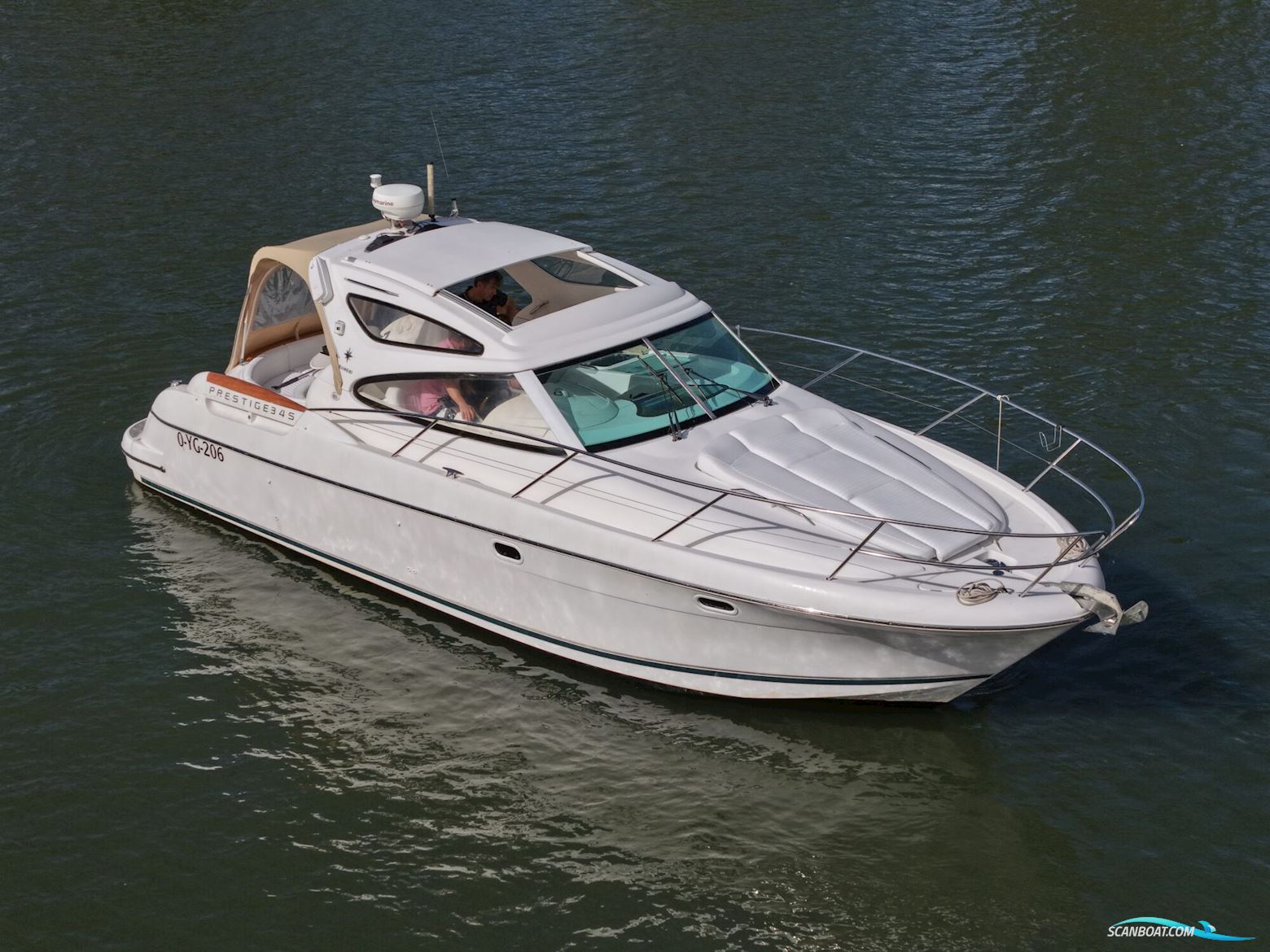 Jeanneau Prestige 34S HT Motorboat 2005, with Volvo engine, The Netherlands