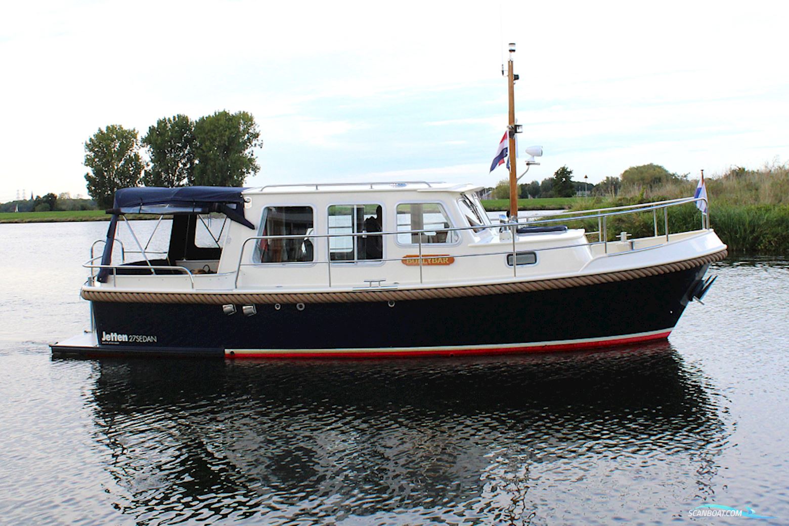 Jetten Bully 800 Motorboat 2008, with Yanmar engine, The Netherlands