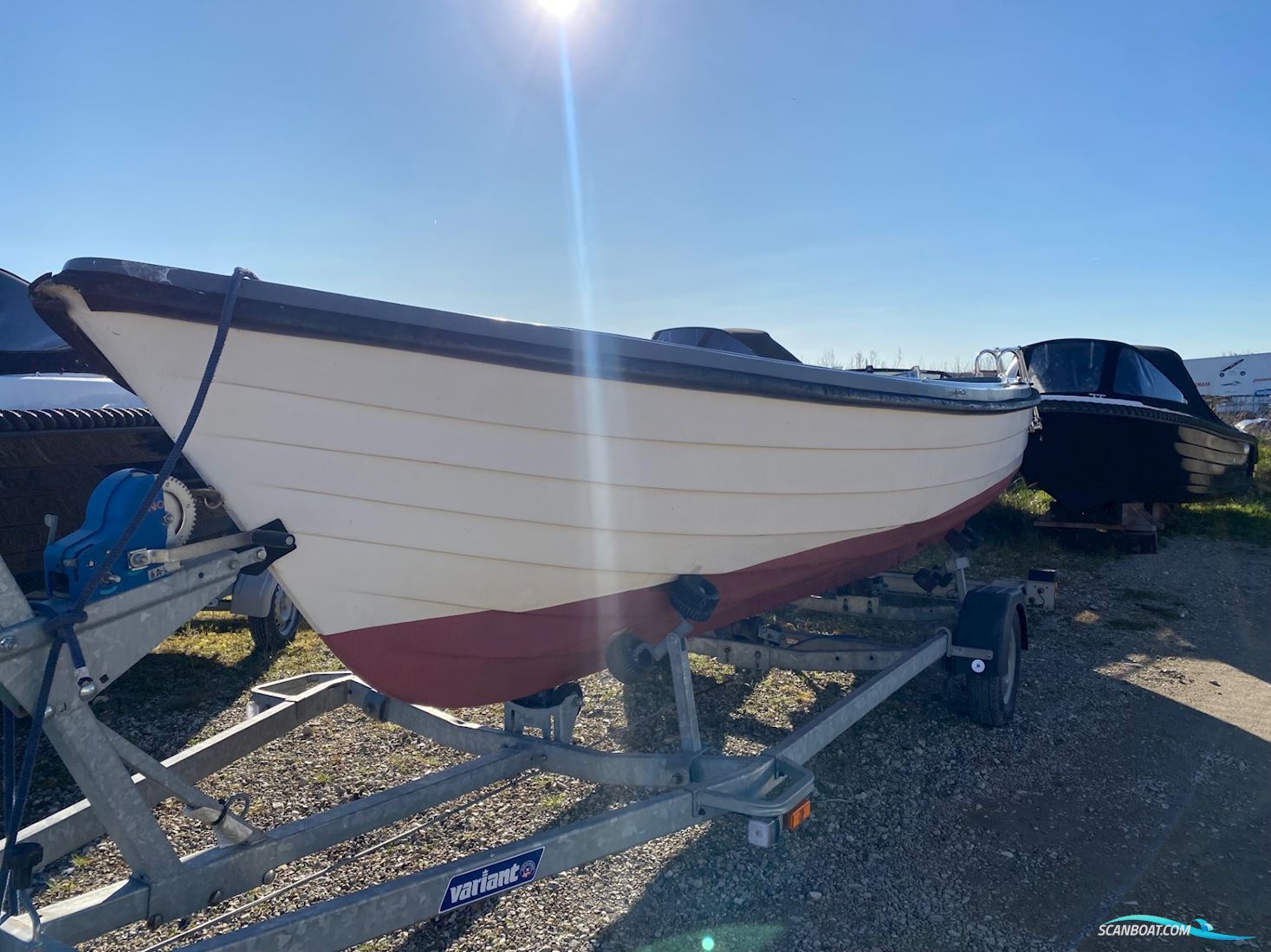 Jolle M. nyere Diesel Motorboat 1980, with Nanni N2 engine, Denmark