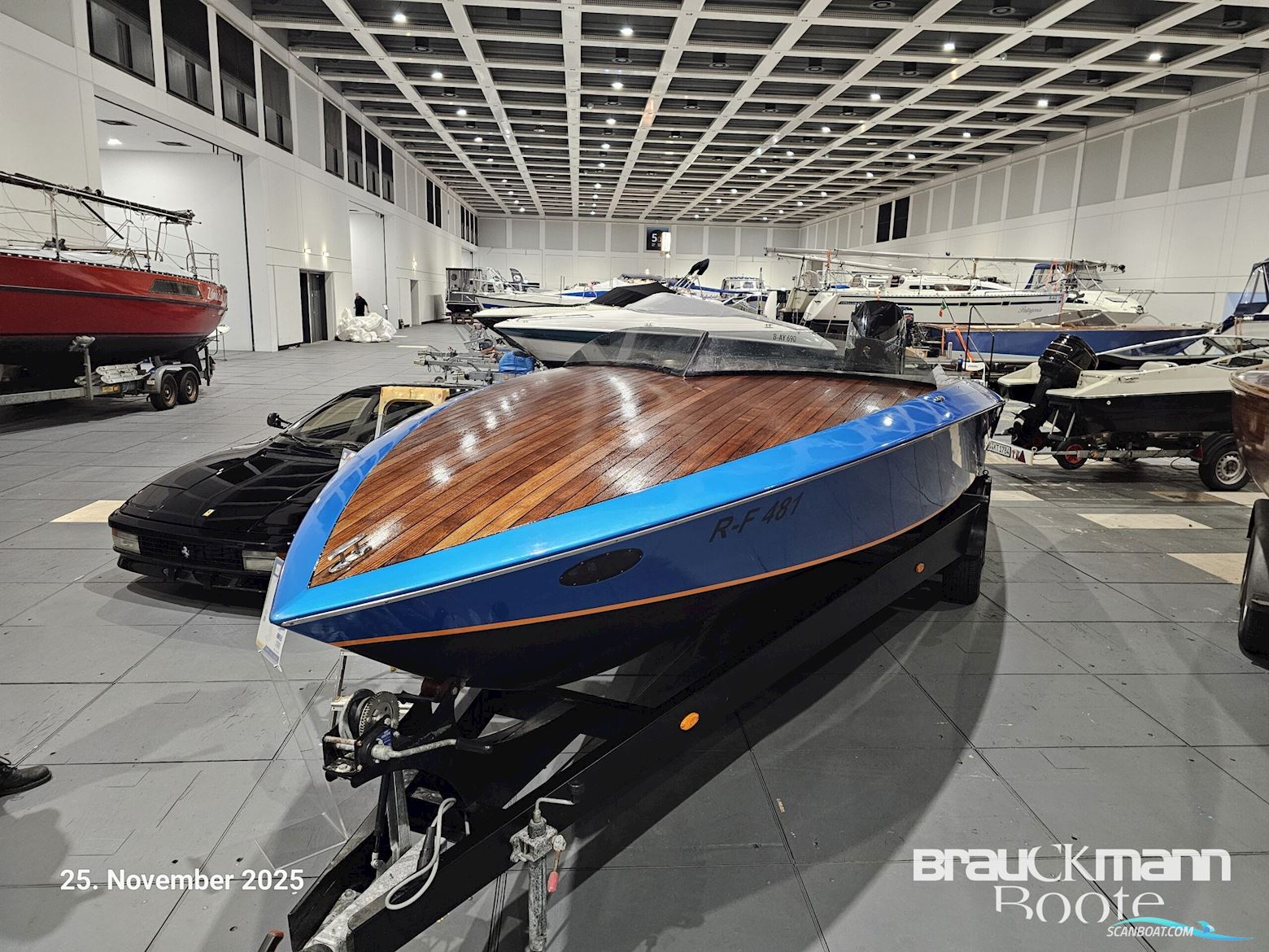 Kaiser Bootsmanufaktur K 800 Motorboat 2021, with Mercury Marine engine, Germany