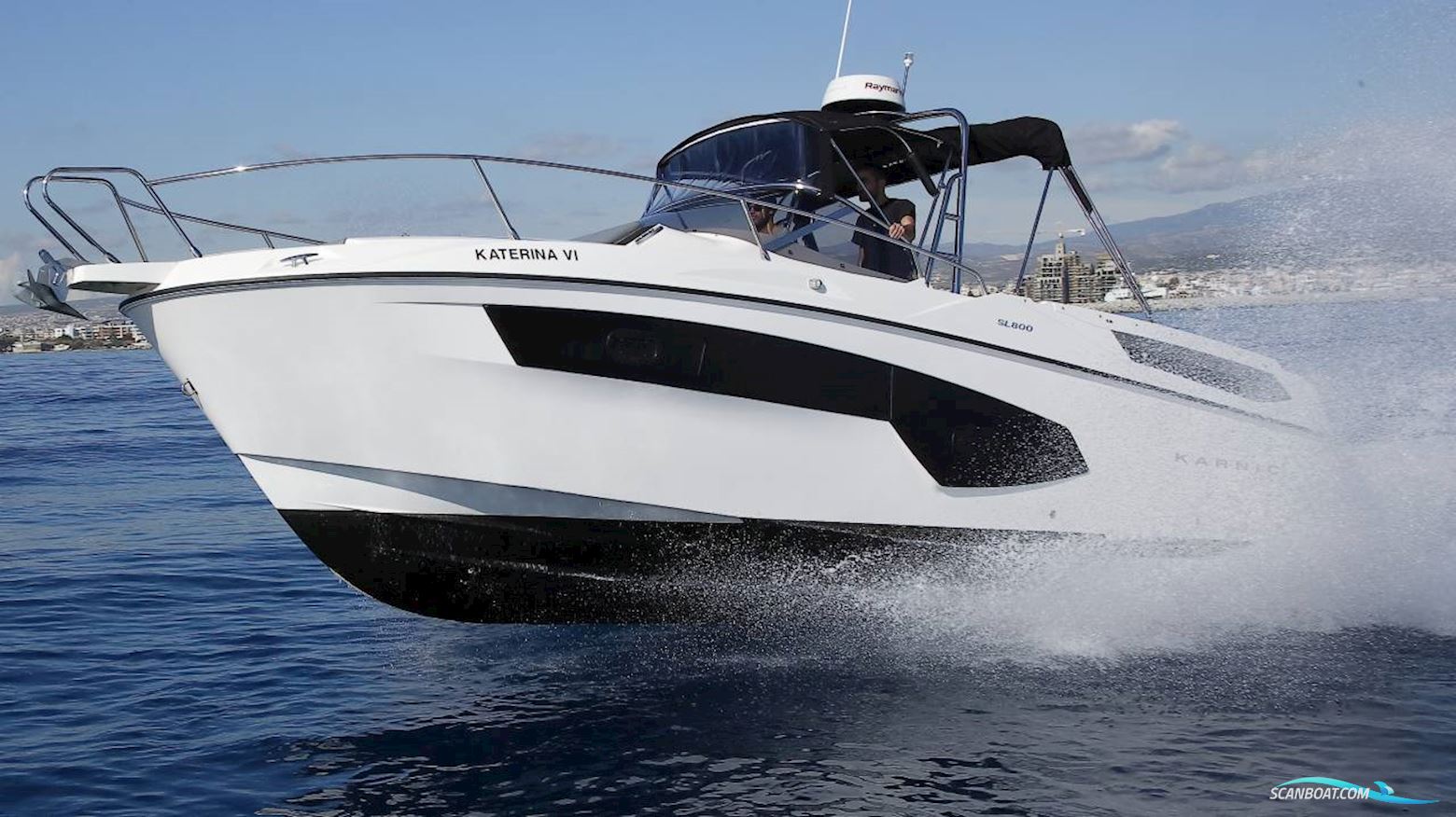 Karnic SL800 - F375 Xto - V8 Yamaha/Udstyr Motorboat 2025, with Yamaha Xto 375 - V8 Demo engine, Denmark