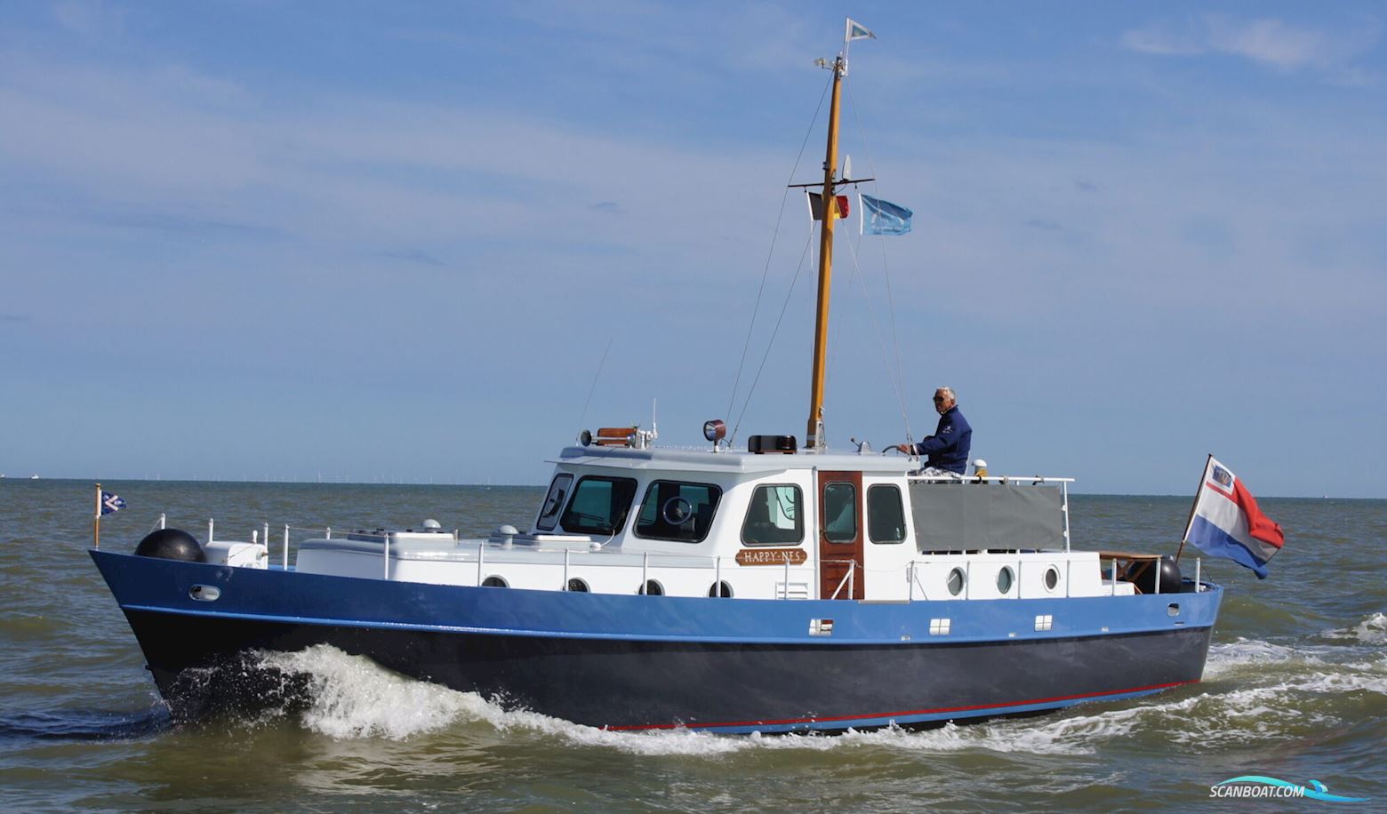 Koopmans Kotter 14.00 AK Motorboat 1964, with John Deere engine, Belgium