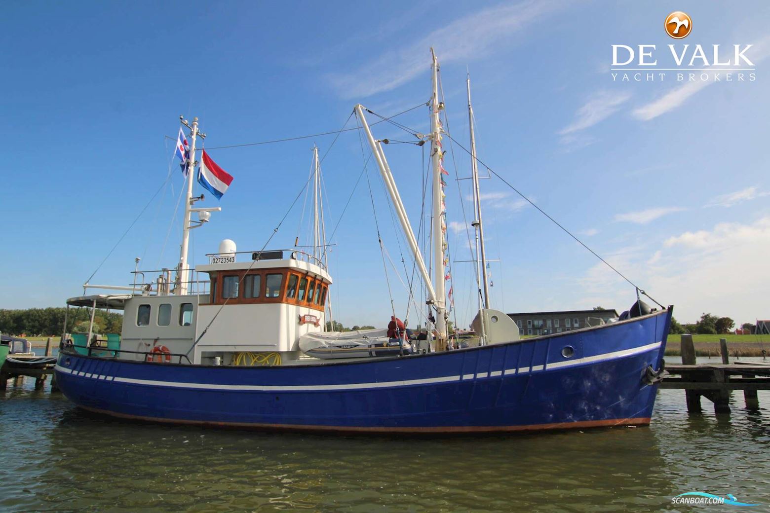 Kotter 1900 Motorboat 1946, with Deutz engine, The Netherlands