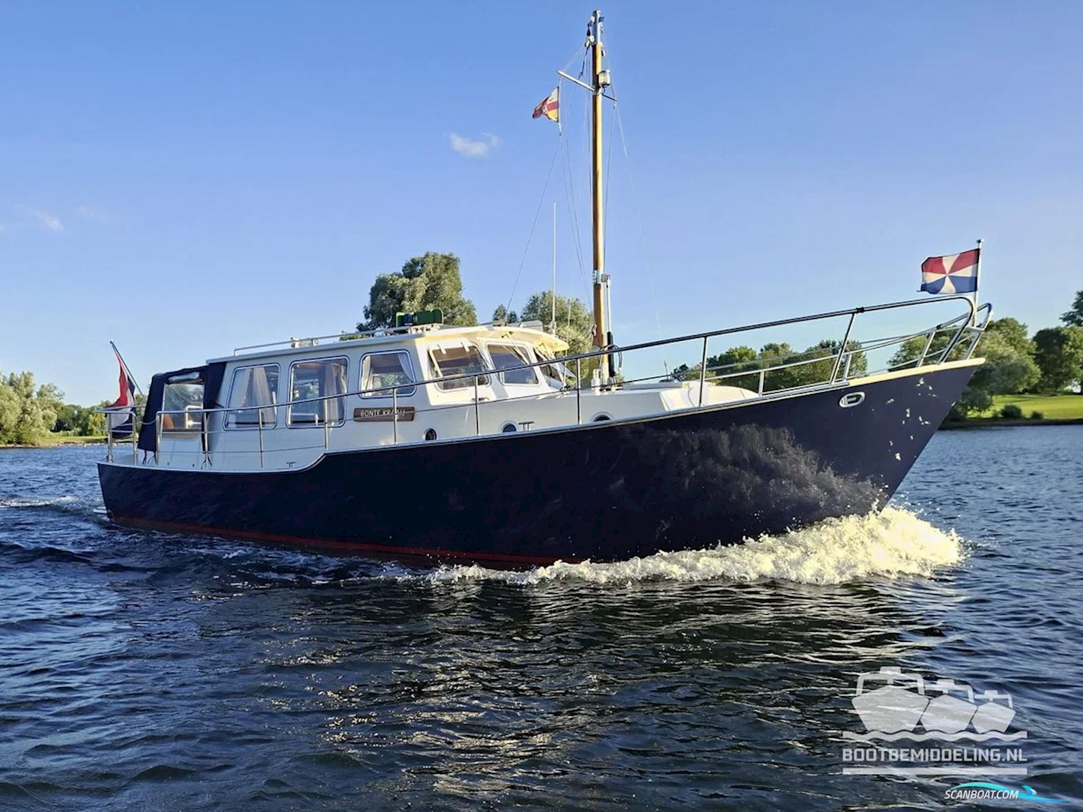 Kraaijer Kruiser 10.00 OK Motorboat 1980, with daf engine, The Netherlands
