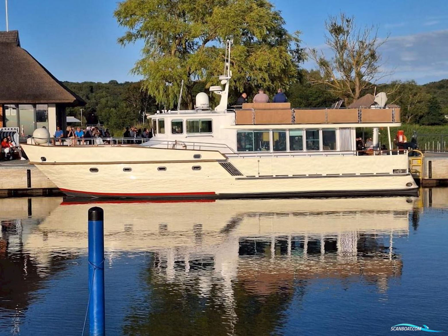 Kunya-Werft Pilot House ALU Motorboat 1995, with Volvo engine, Germany