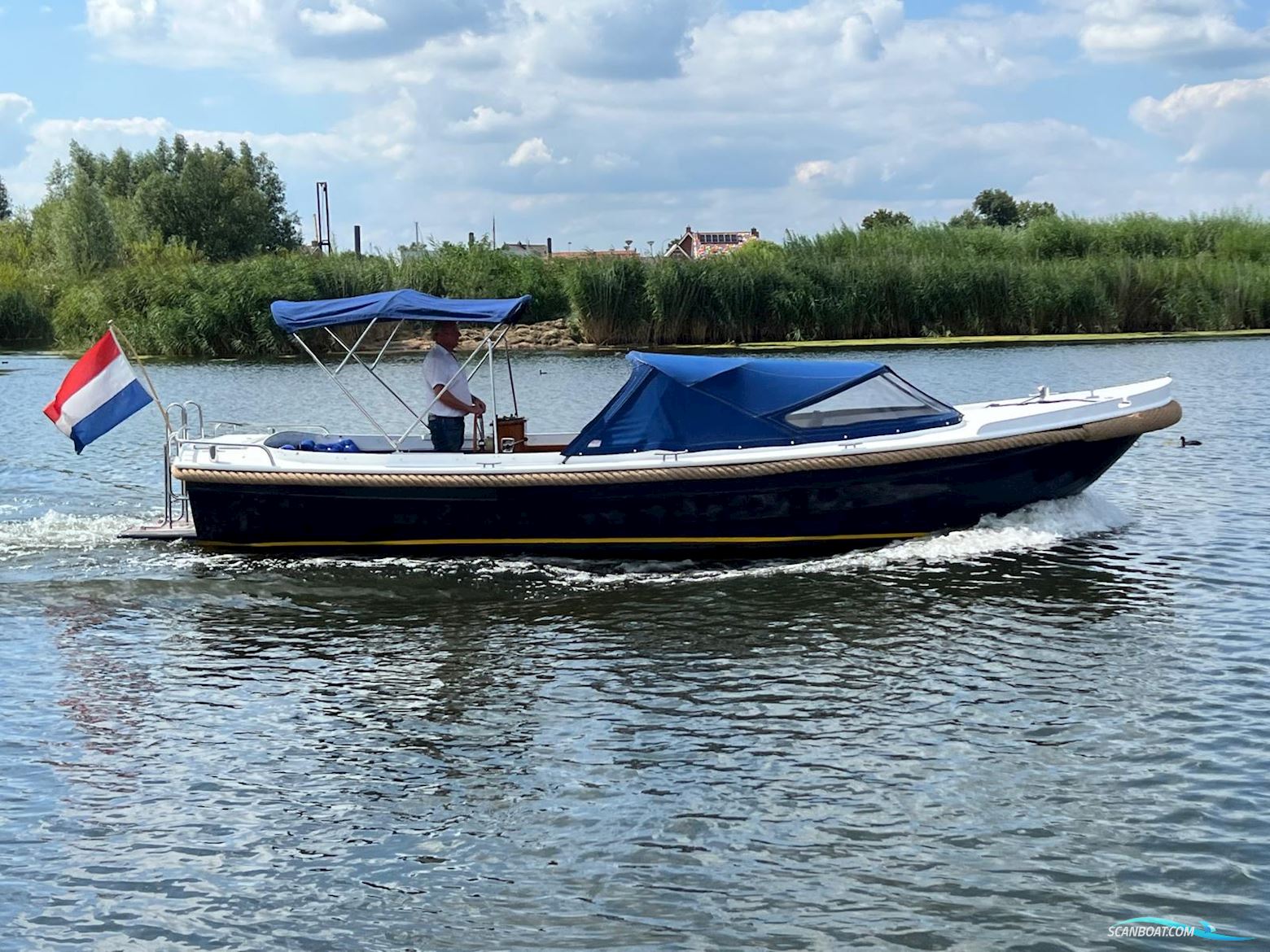 Langenberg Borndiep Vlet 9.30 Motorboat 2006, with Vetus Mitsubishi engine, The Netherlands