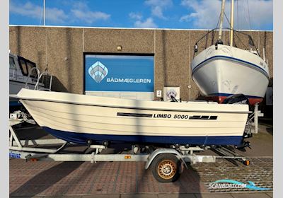 Limbo 5000 Styrepultsbåd Motorboat 2016, with Mercury engine, Denmark