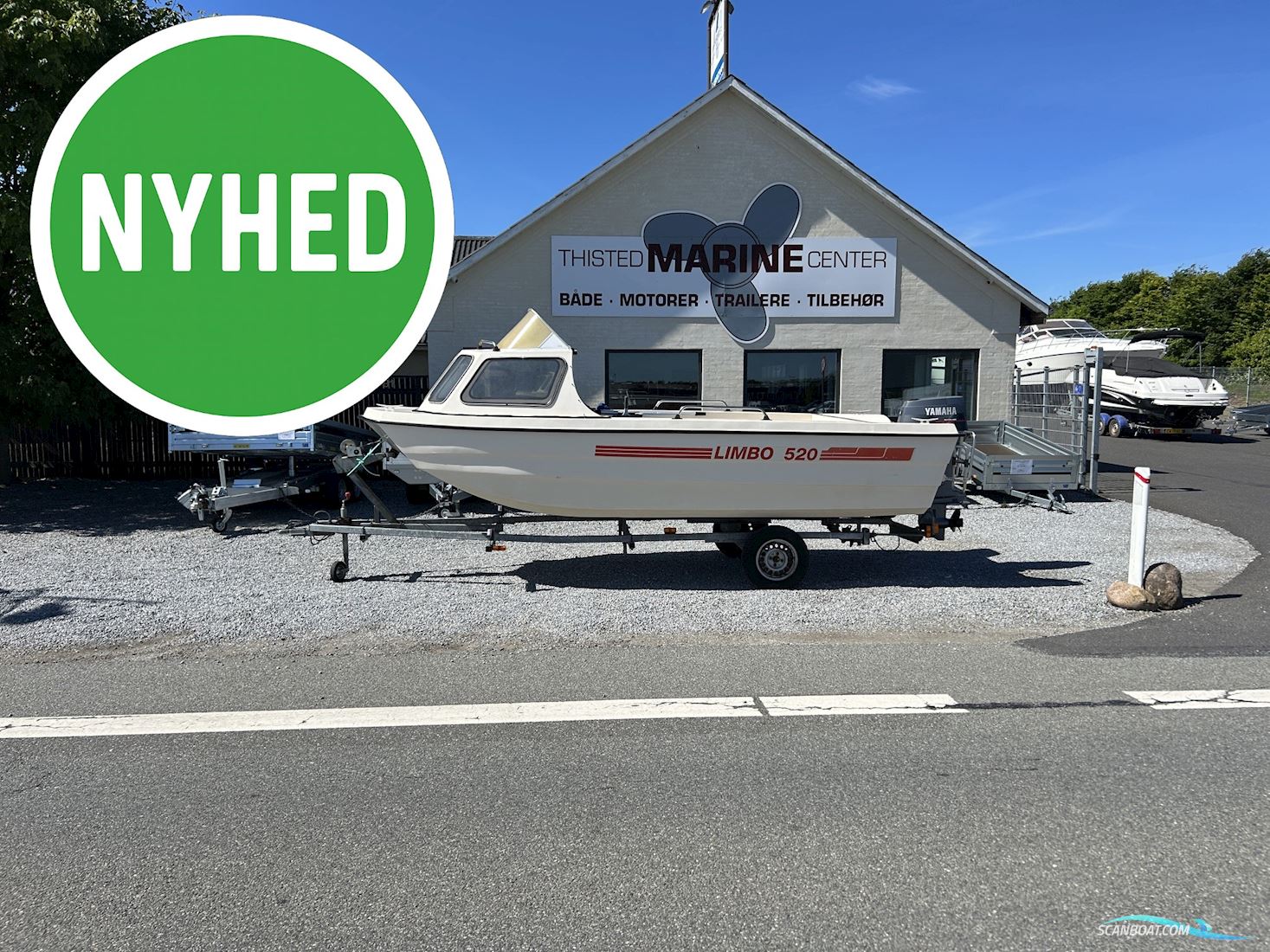 Limbo 520 HT Motorboat 1996, with Yamaha engine, Denmark